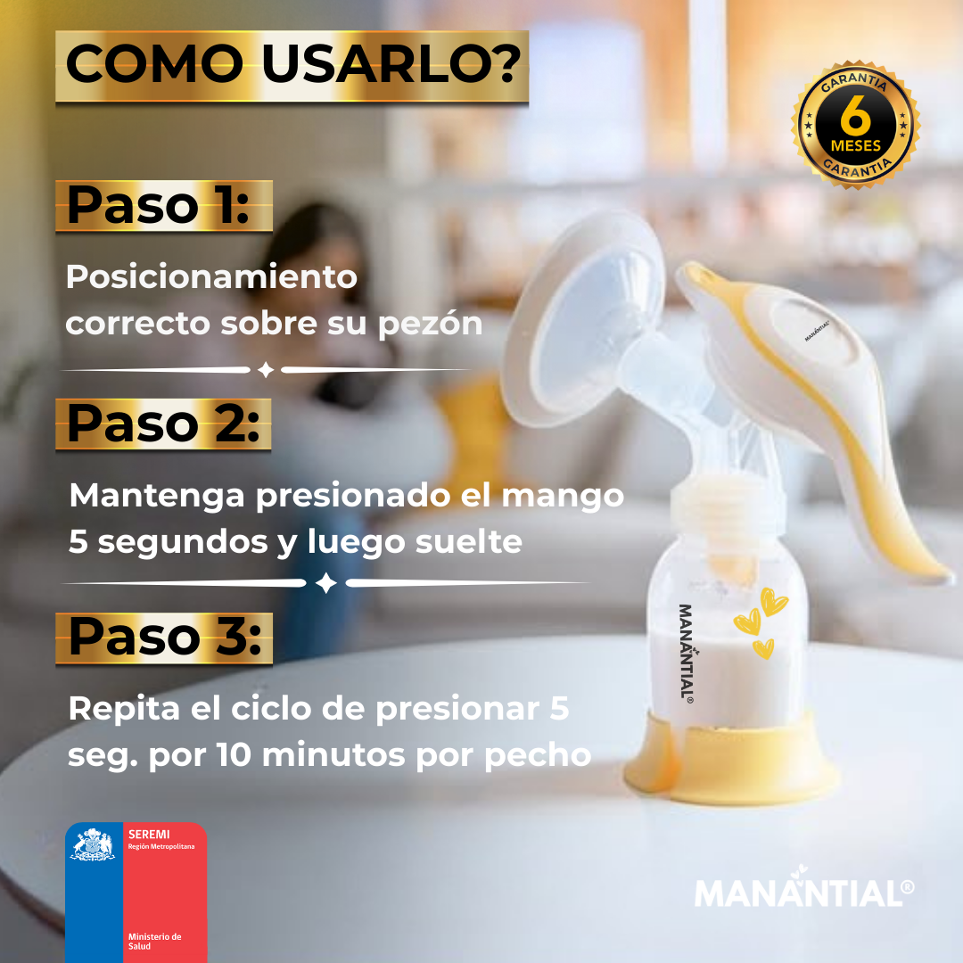 Extractor de Leche Manantial® - Más Leche, Menos Dolor, Más Calma
